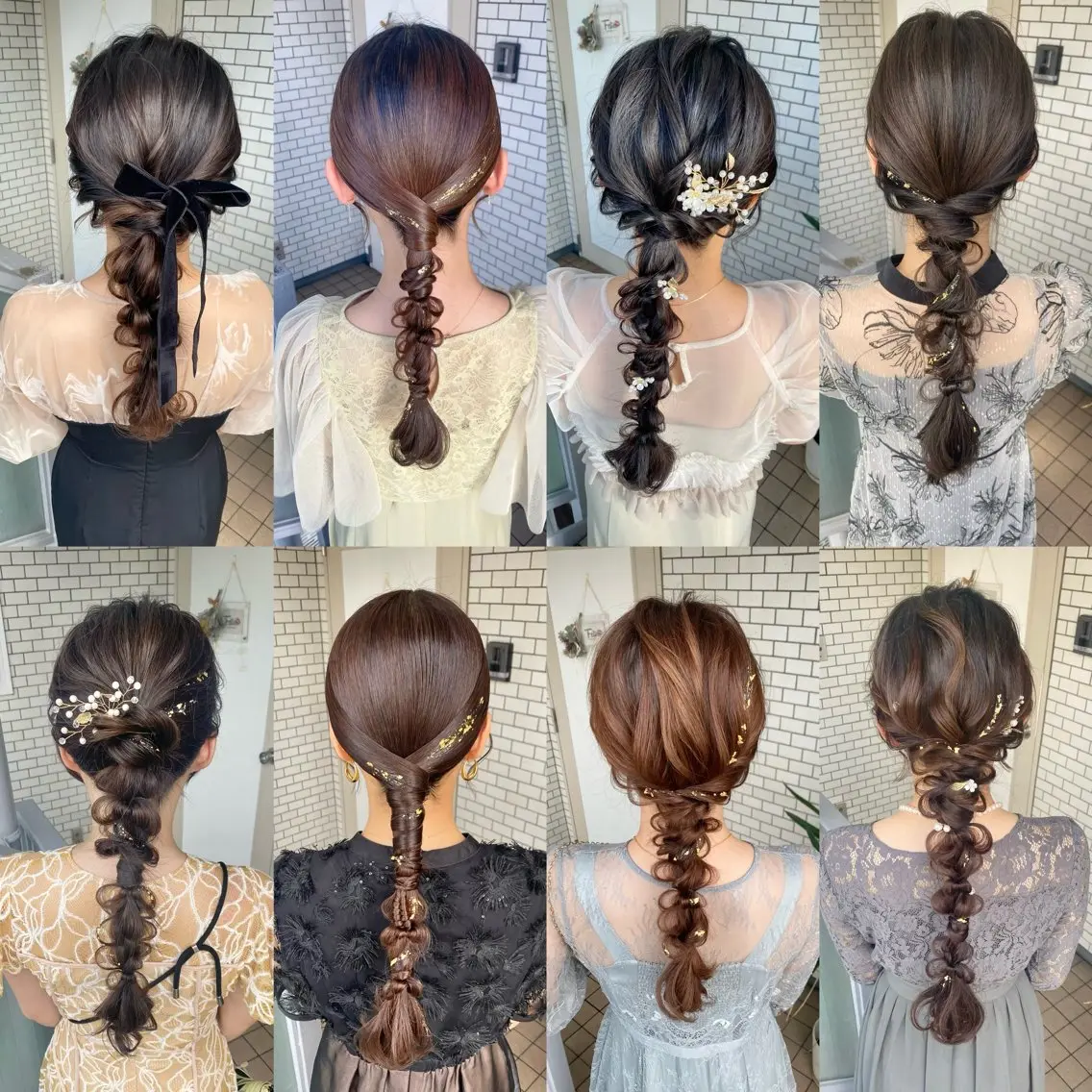 💛人気No1💛土日祝ヘアセット❣️今流行りのヘアはお任せ下さい❣️結婚式参列やパーティ、二次会用に可愛くアレンジ🌈の写真