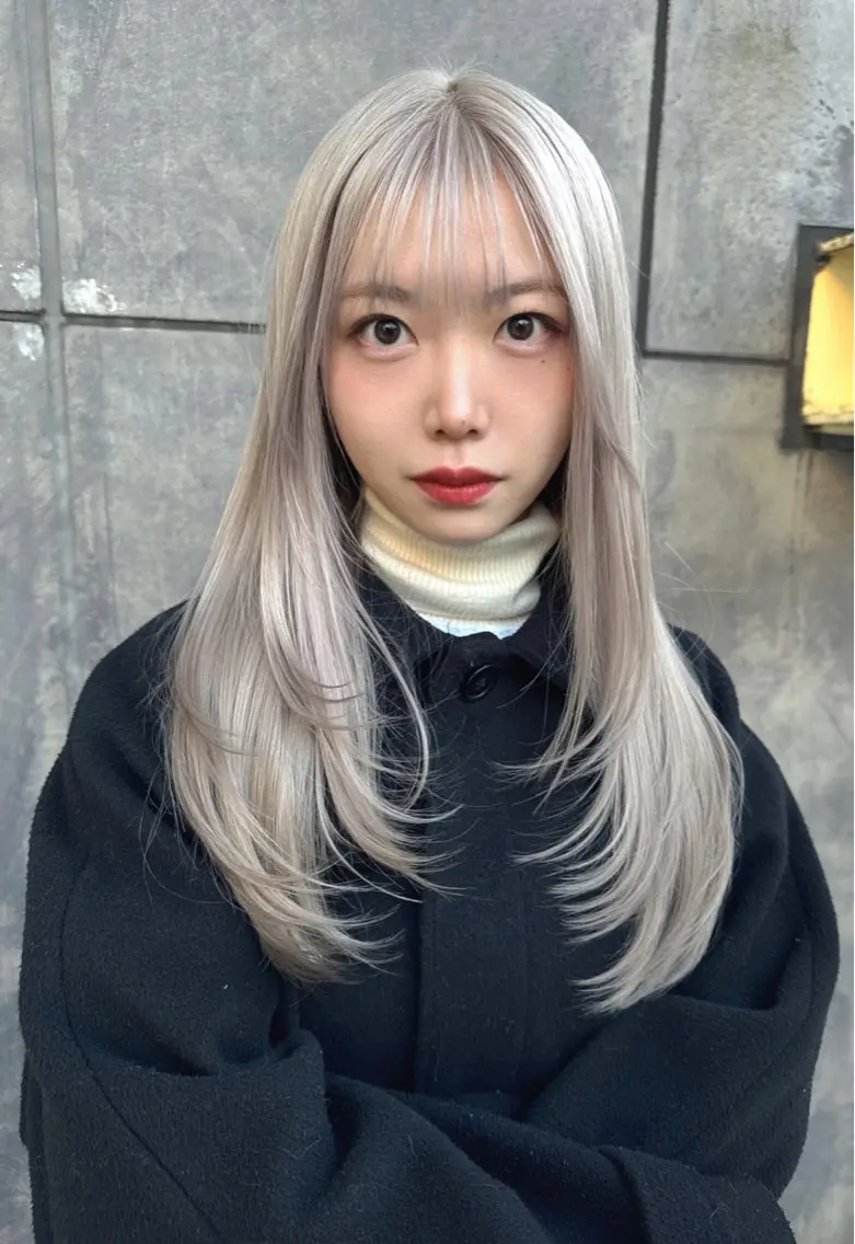 ロング 小佐田 航平のヘアスタイル