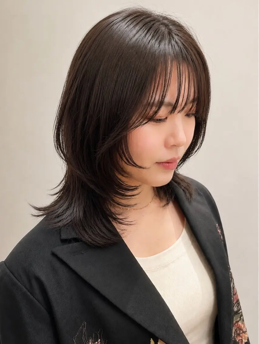 【🌟こだわりのカットとカラー🤍当日限定価格で🌟】デザインカット＋カラー¥5500の写真
