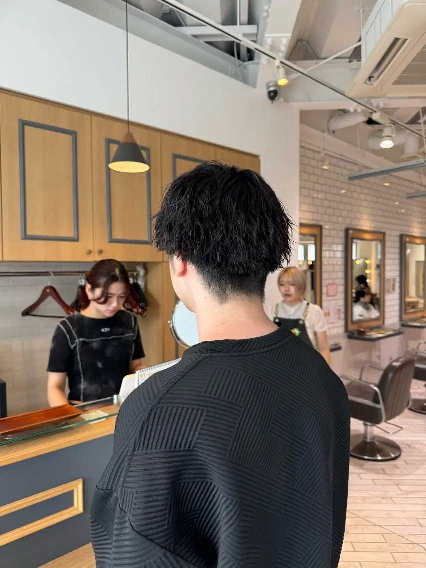 パーマ メンズ カット パーマ 伊藤 歩のヘアスタイル