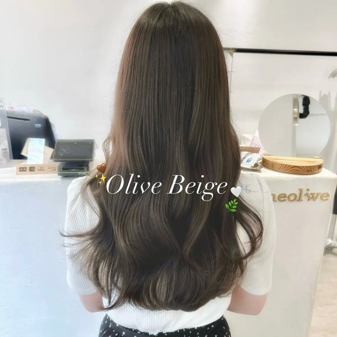🎀ミニモ限定🎀前髪顔まわりカット+ブリーチなしWカラー+aujua1stepトリートメントの写真
