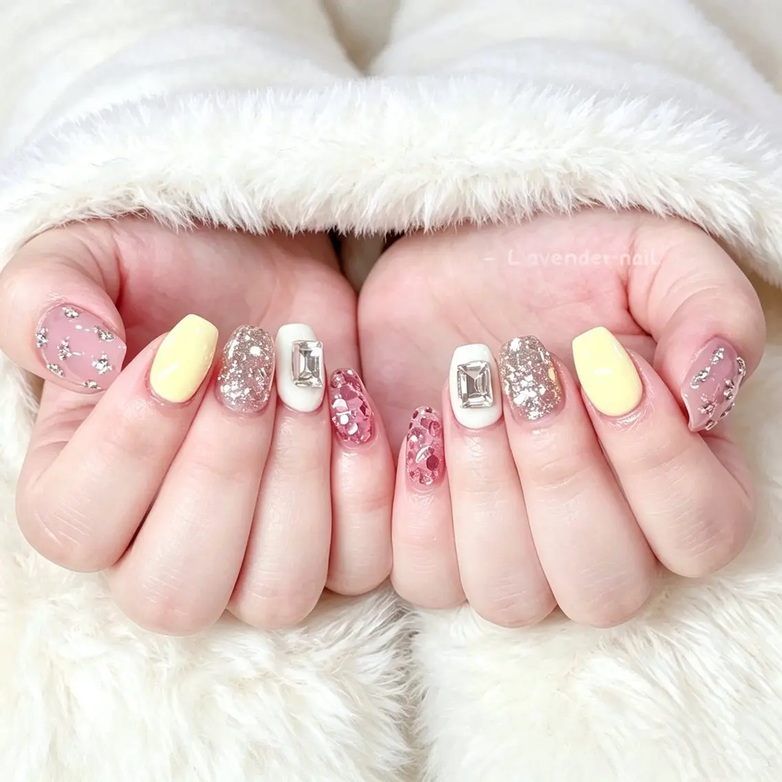 ネイル ハンドネイル Lavender nail·中島公園のネイルデザイン