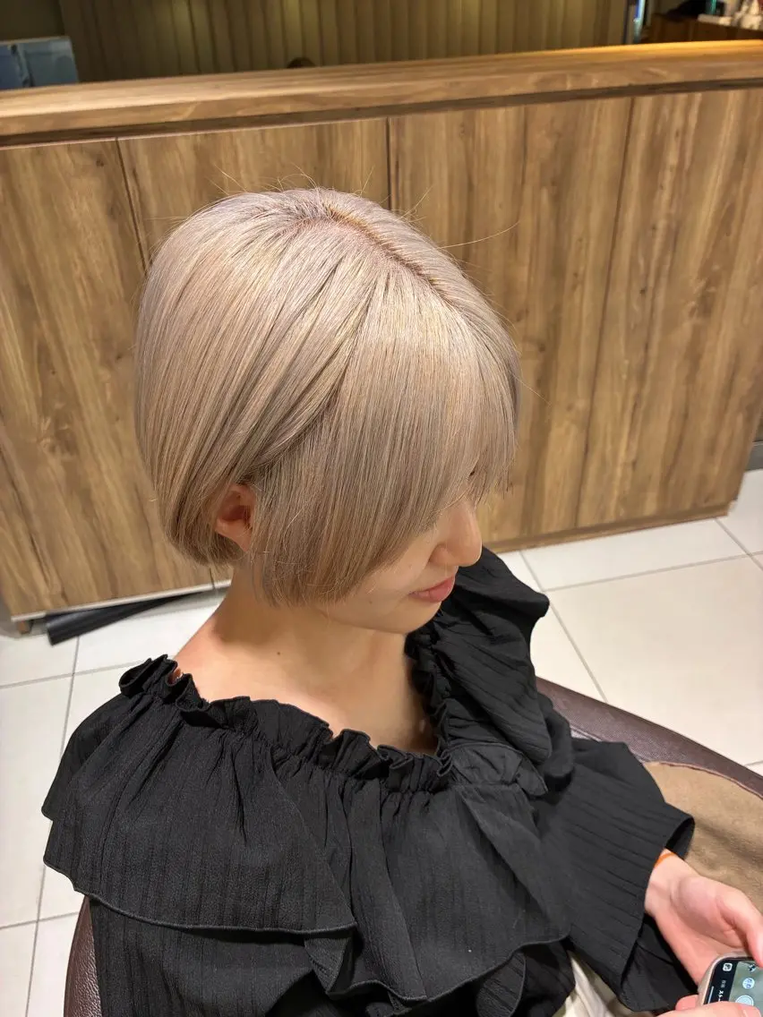 カラー luck みうのヘアスタイル