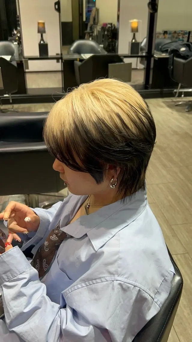 メンズ ヘアカラー トリートメント ishizuka toaのヘアスタイル