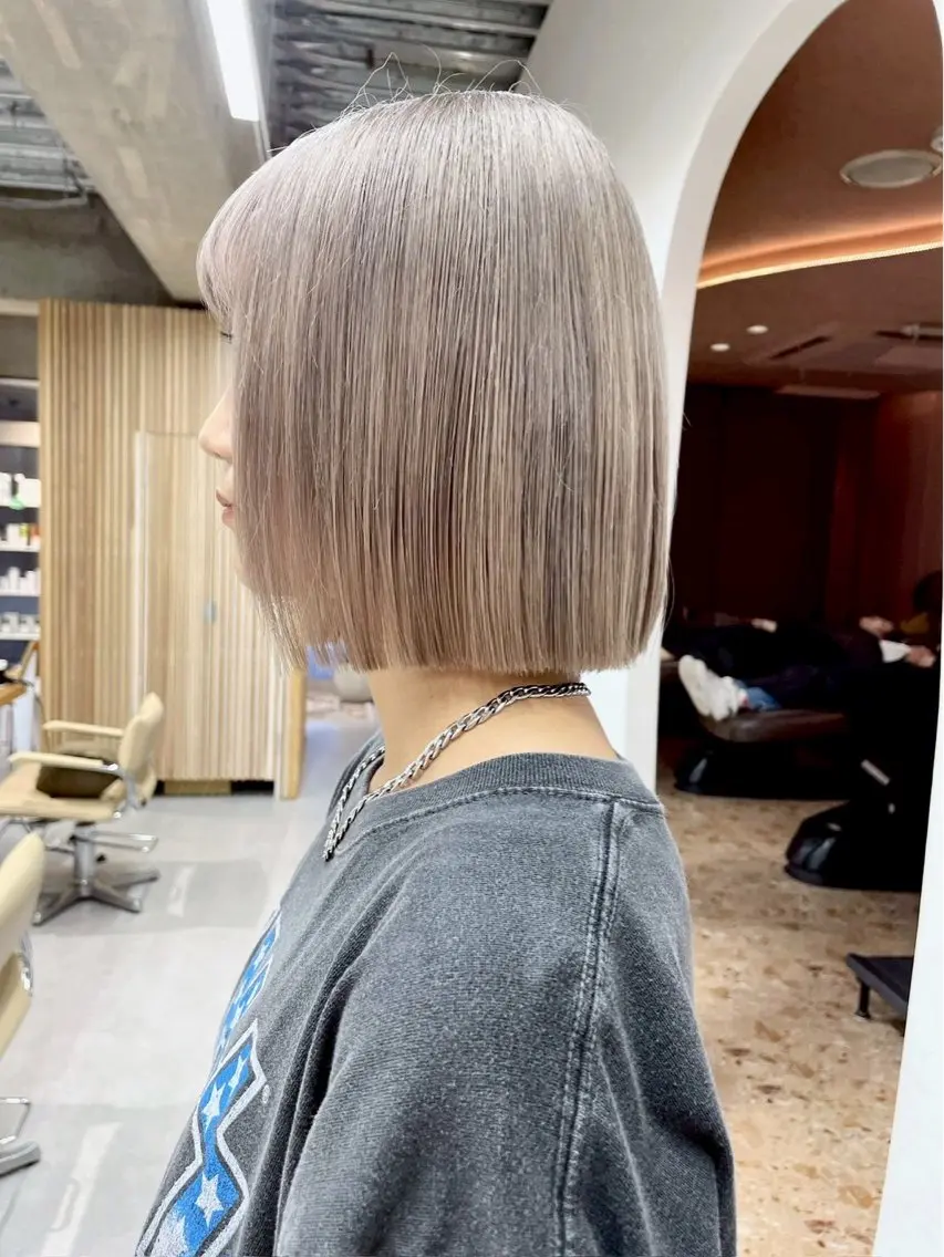 【根本が気になってきた方へ˚✧₊⁎】ブリーチリタッチ+カラーの写真