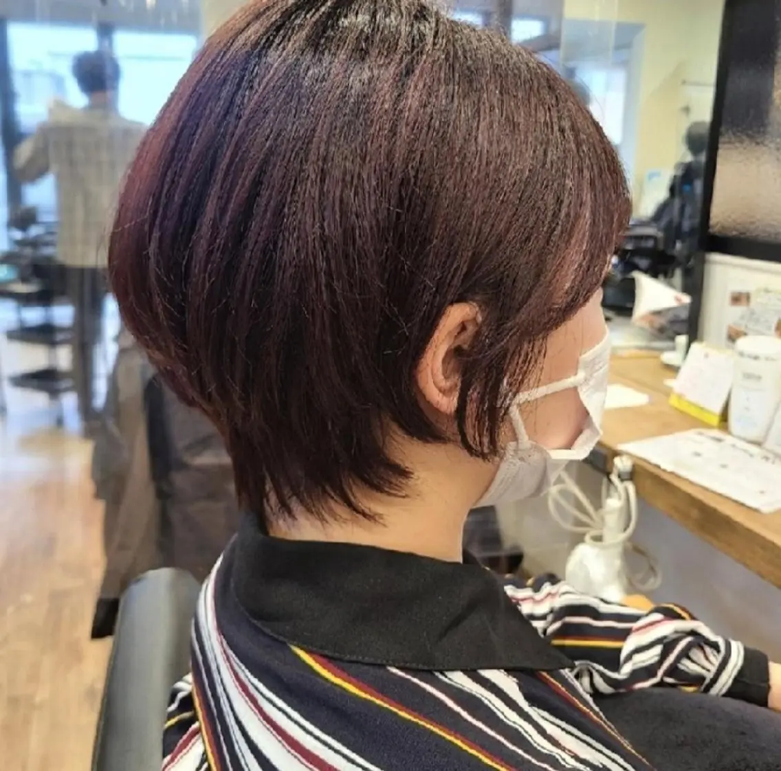 ショート カラー カット トリートメント 関口 友菜のヘアスタイル
