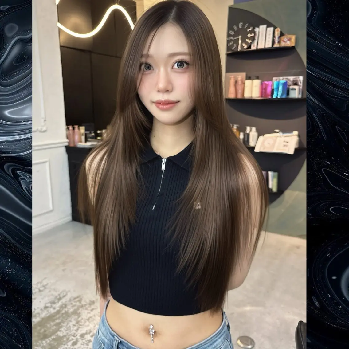 ロング カラー トリートメント Maison Halu YUKIのヘアスタイル