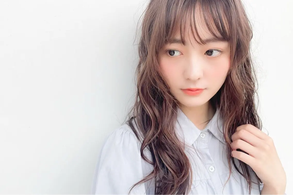 ロング 脇坂 誠也のヘアスタイル