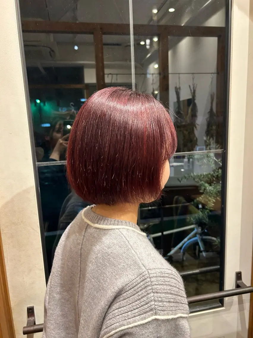 ショート カラー 田中 琴鈴のヘアスタイル
