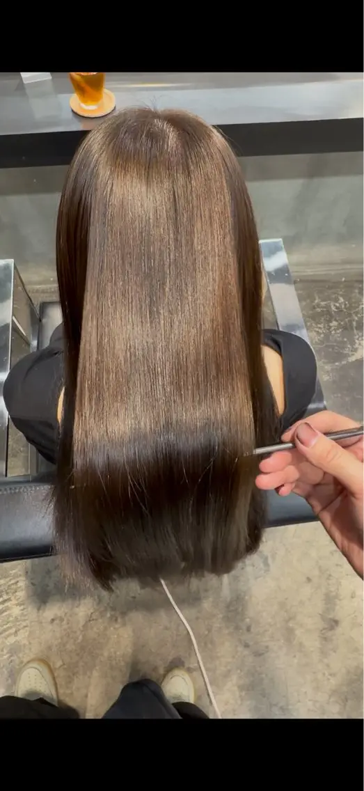 ロング T  O Yのヘアスタイル