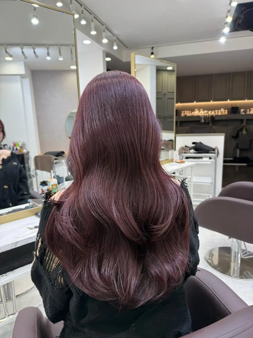 ロング カラー ヘアアレンジ ヘアカラー トリートメント ヘアセット 💗横浜美容室 💗HARUNAのヘアスタイル
