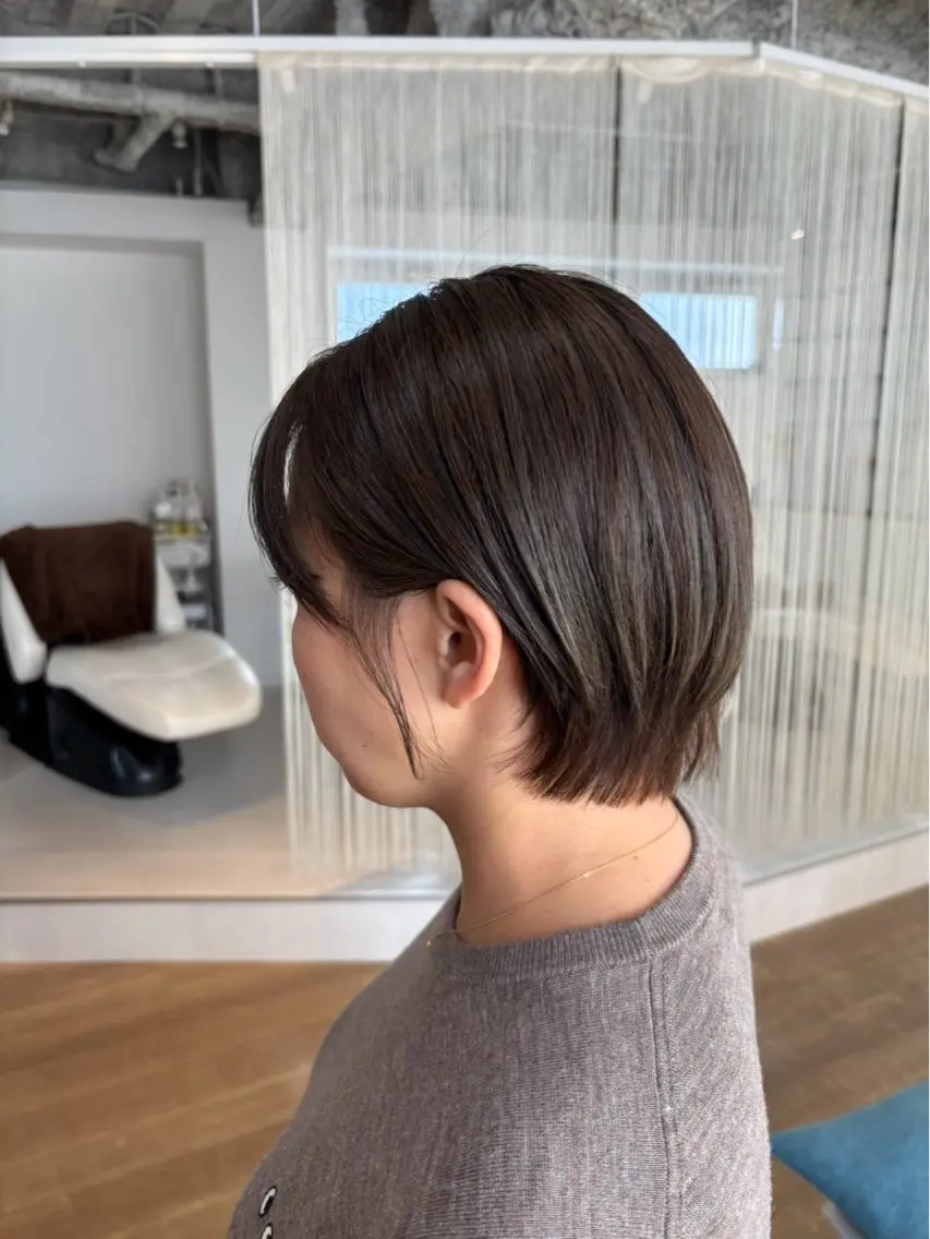 ショート カラー ブラウンカラー カット ヘアカラー トリートメント 伊藤かな 🫧 髪質改善/ヘッドスパのヘアスタイル