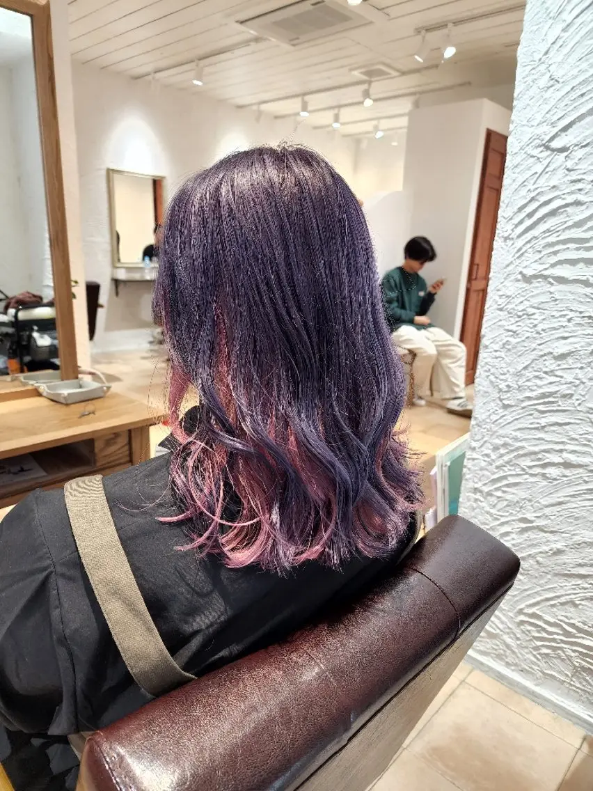 💖ケアブリーチ　インナーカラー+トリートメント💖の写真
