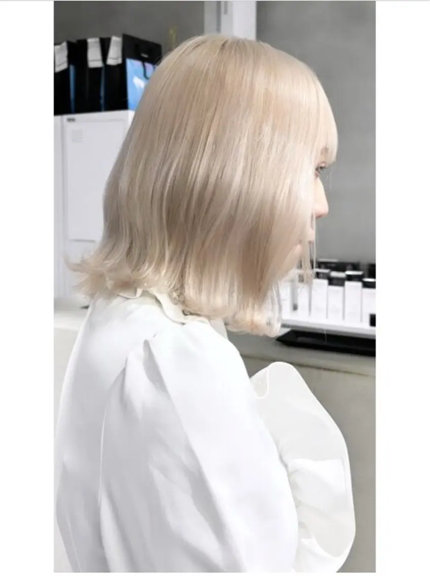 ミディアム ヘアカラー モデル募集【急募】 神田梨世🪼のヘアスタイル