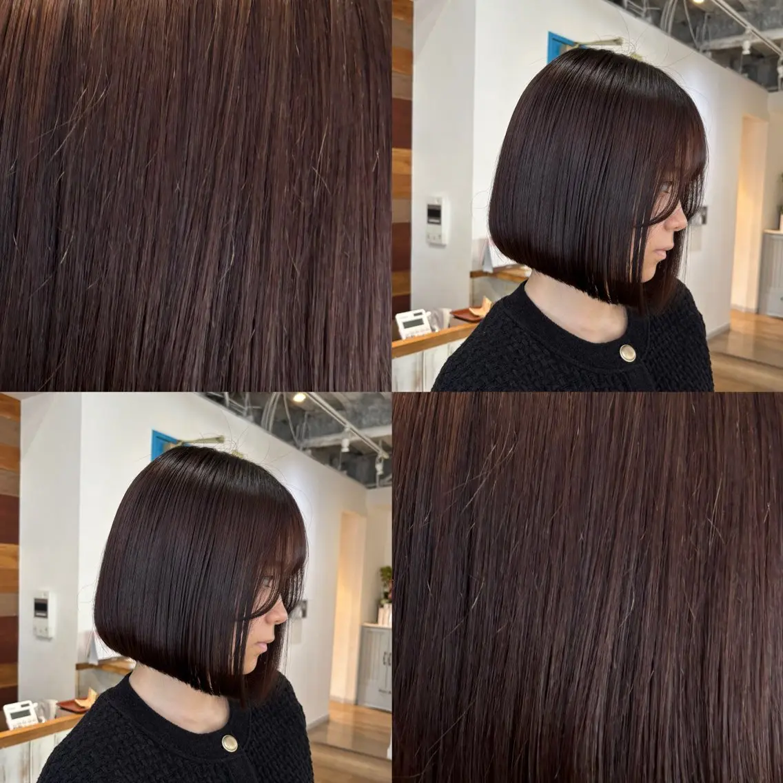 ショート カラー ブラウンカラー カット ヘアカラー トリートメント RINNO🌷透明感 カラー/髪質改善のヘアスタイル