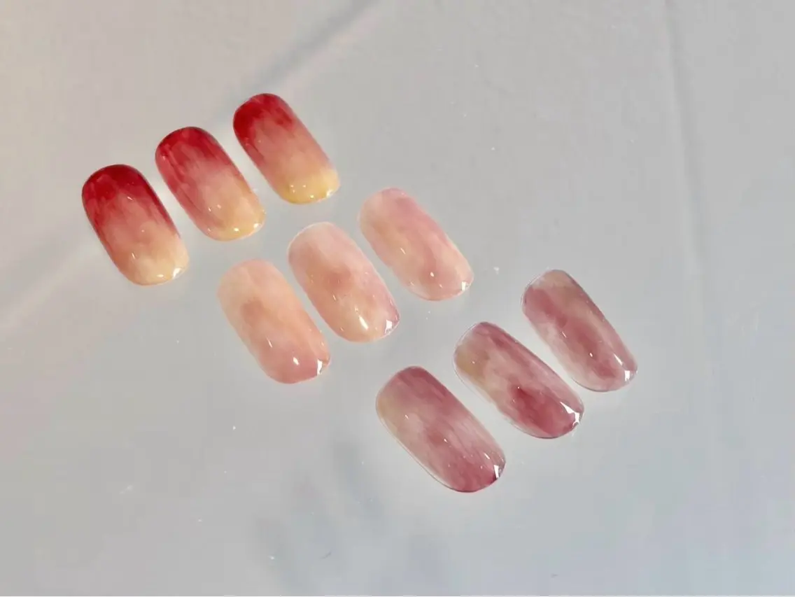 〈HAND〉🍑オフなし果実ネイル🍑の写真