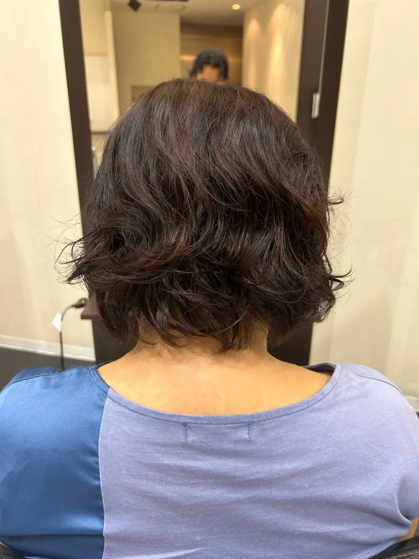 ショート パーマ 加藤 大波のヘアスタイル