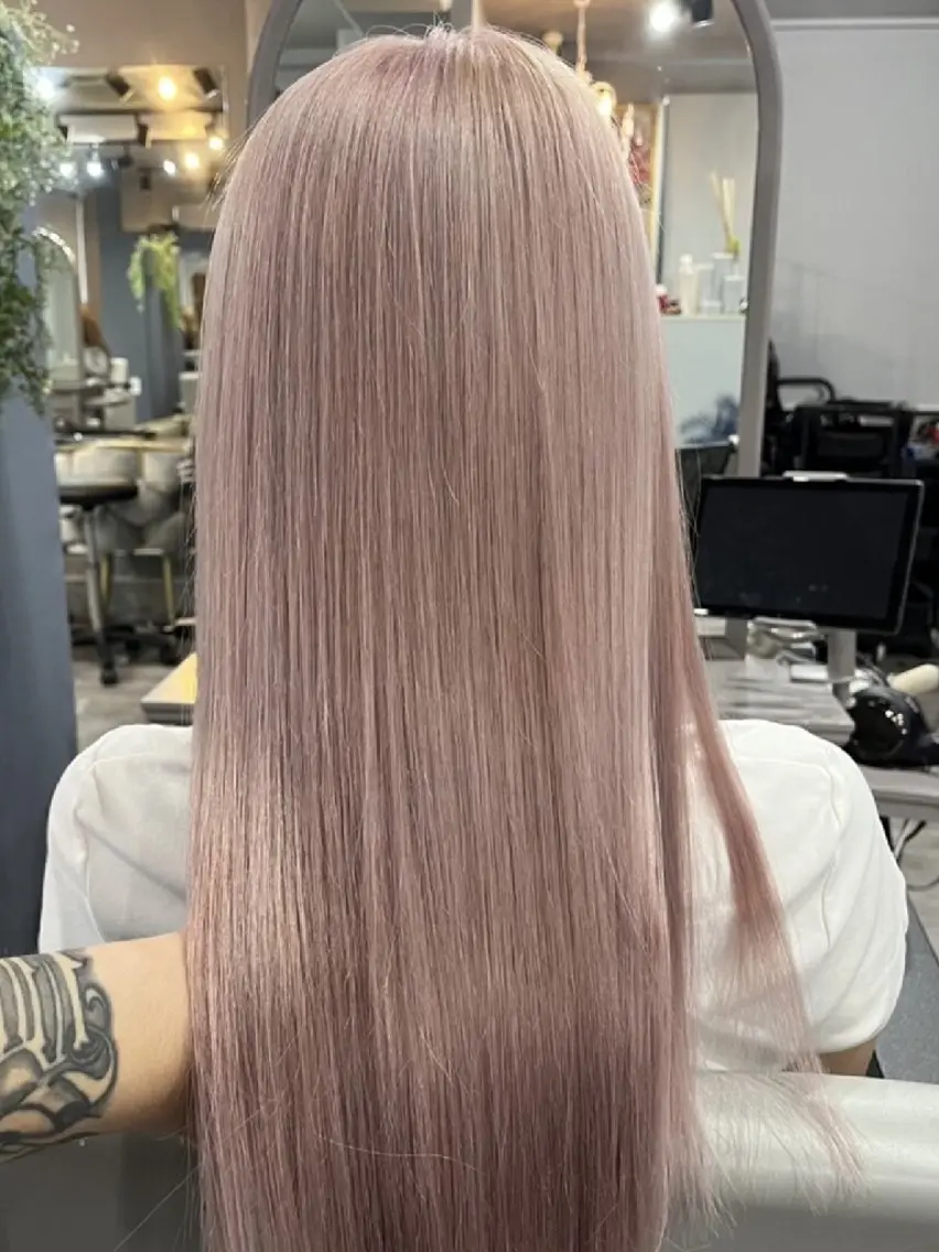 ✨極上のケアブリーチ込み✨ダメージ9割カットでイメチェンダブルカラー¥8900の写真