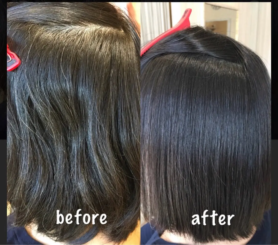 セミロング kana/透明感🫧 ナチュラルカラーのヘアスタイル