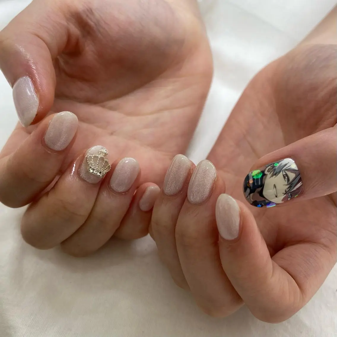 ショート ハンドネイル 池袋痛ネイル Nok. 渡辺のネイルデザイン