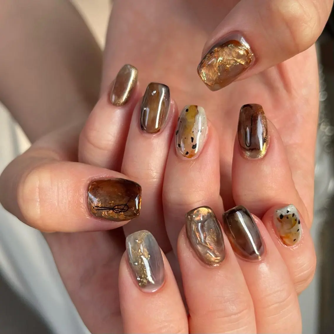 ネイル ニュアンスネイル ハンドネイル vegh. nail/阿波座のネイルデザイン