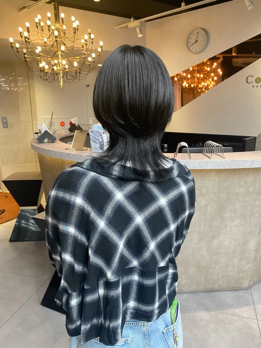 《2・3回目の方》【カット➕トリートメント】(心斎橋/アメ村/四ツ橋/ウルフ/レイヤー/ショート/ボブ/ミディアム)の写真