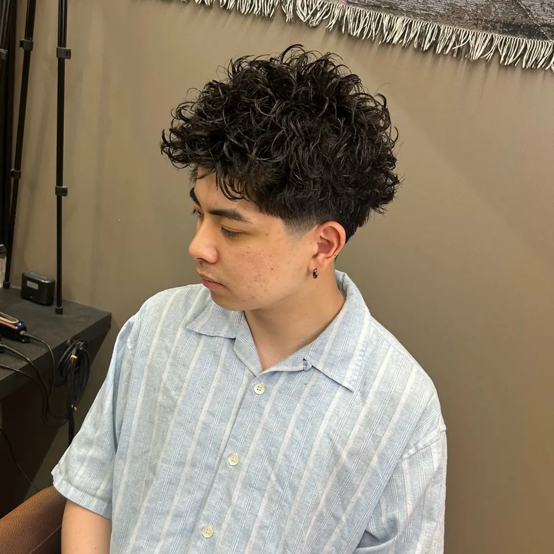 ショート パーマ メンズ カット パーマ 💈PRO SHOP WAVE 望愛💈のヘアスタイル