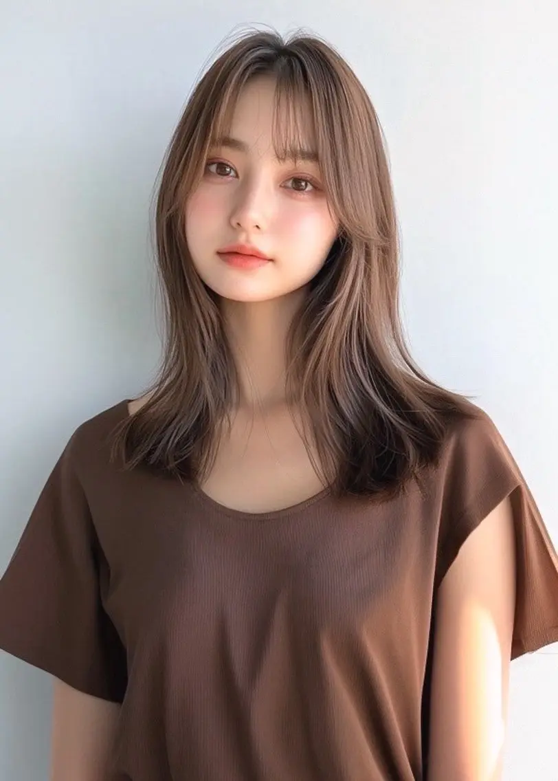 セミロング 【レイヤー特化】 ミディアム/深川諒のヘアスタイル