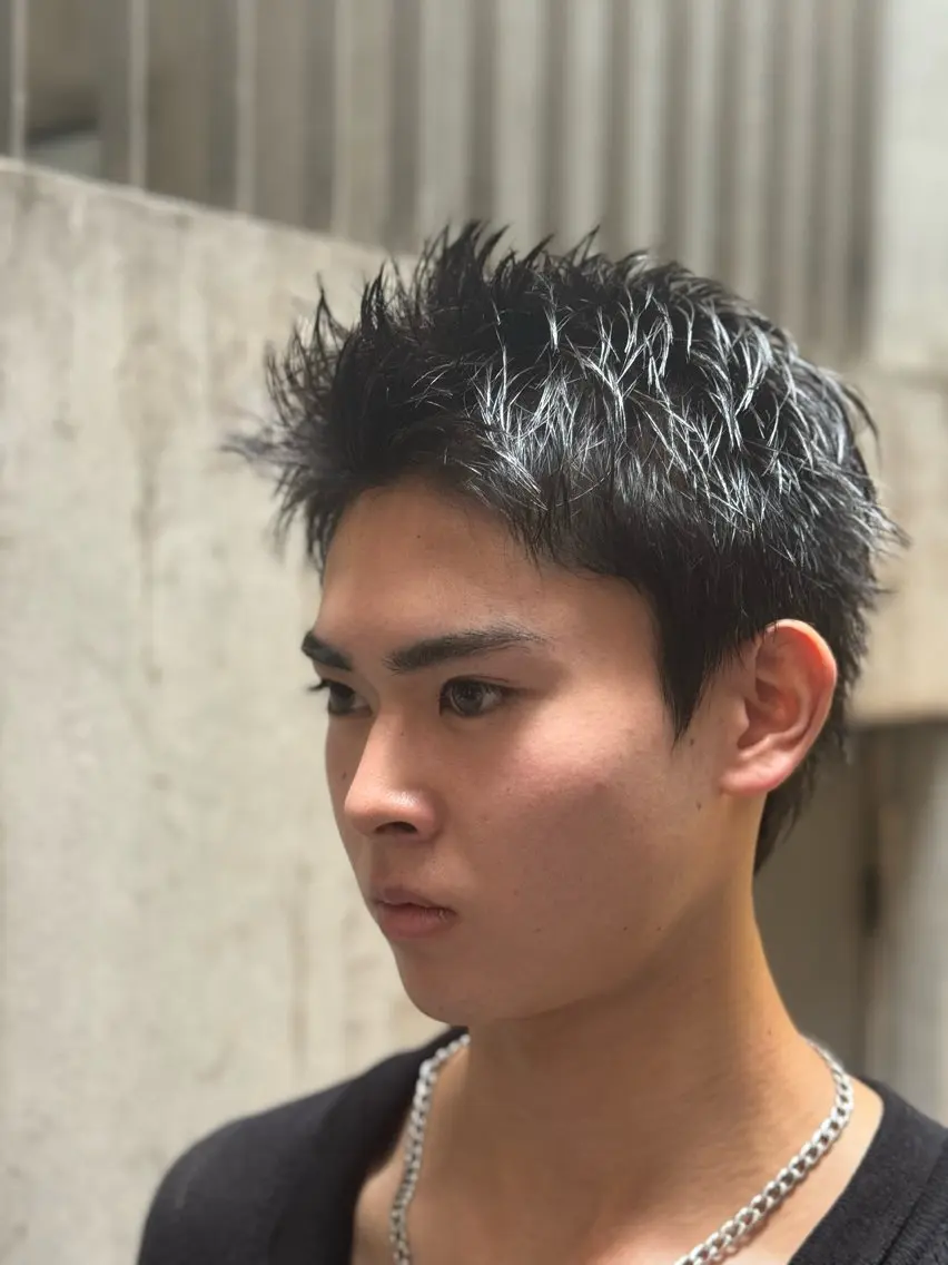 ショート メンズ スパイキーショート ショートヘア カット トリートメント メンズ特化🔥 倉兼翔のヘアスタイル