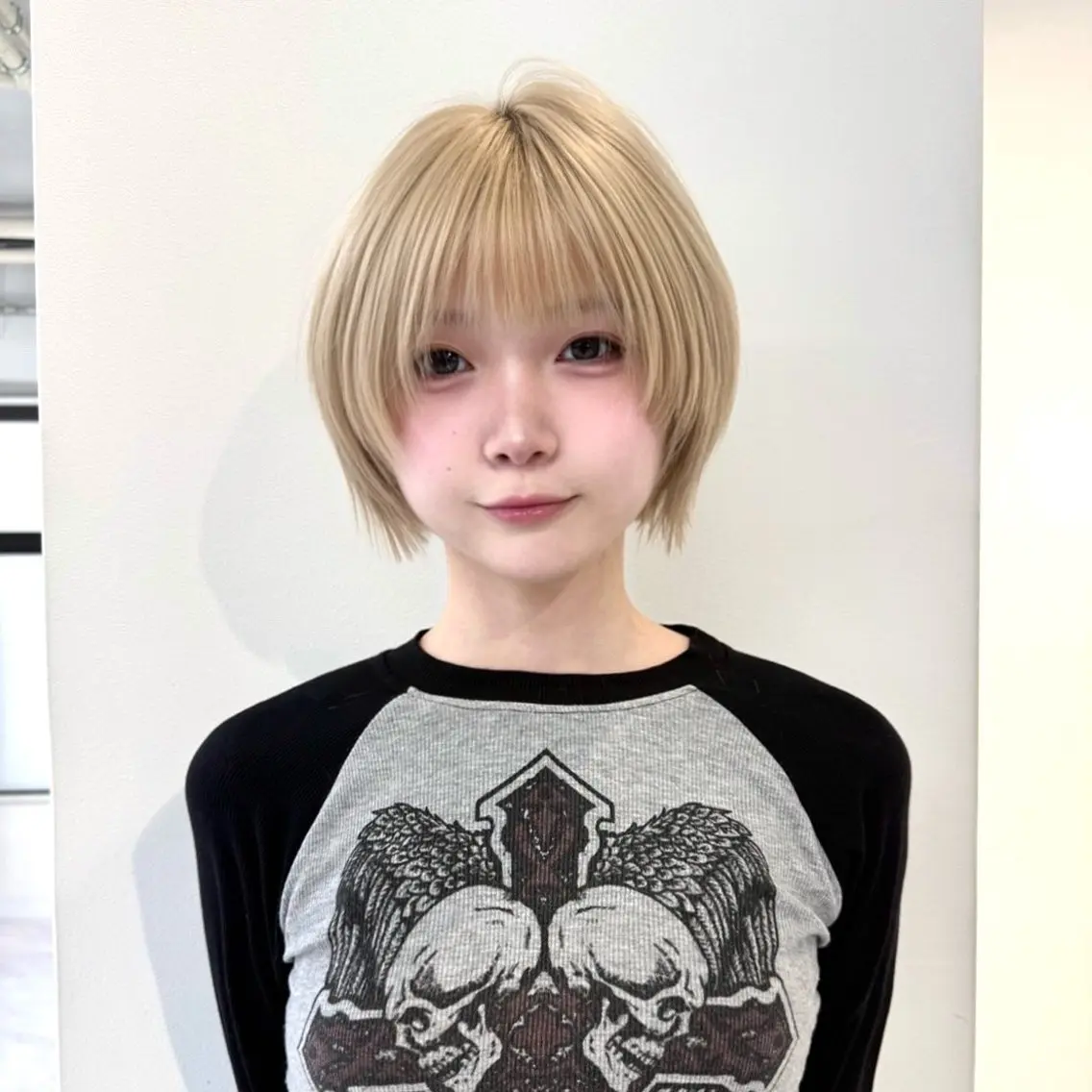 ショート ボブレイヤー ボブ レイヤーカット カット ヘアカラー トリートメント ハイトーン/髪質改善 /ブリーチ縮毛のヘアスタイル