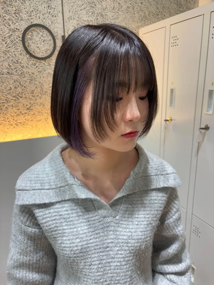 カラー ケアカラー OPS hair大名 🩵yuna🌙のヘアスタイル