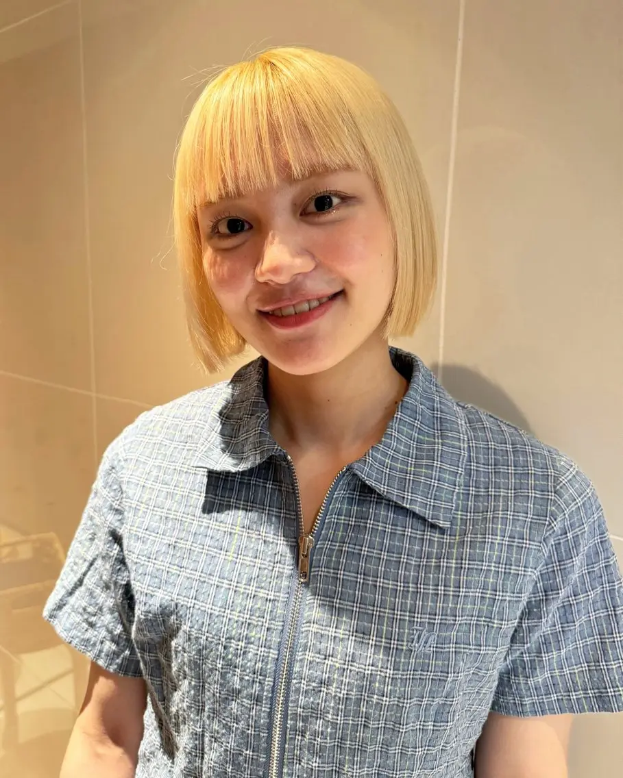 ショート カラー ヘアカラー ボブ/ショート 吉田竣のヘアスタイル