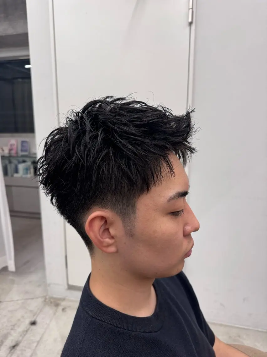 ショート カット ヘアセット tomoメンズ特化 /パーマ/カットのヘアスタイル