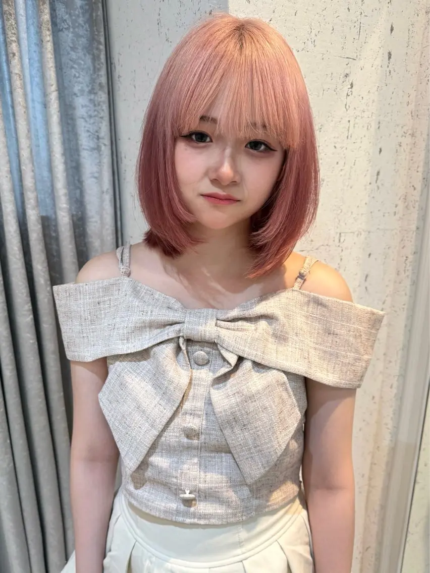 ミディアム カラー カット トリートメント mai / linoah˚✧のヘアスタイル