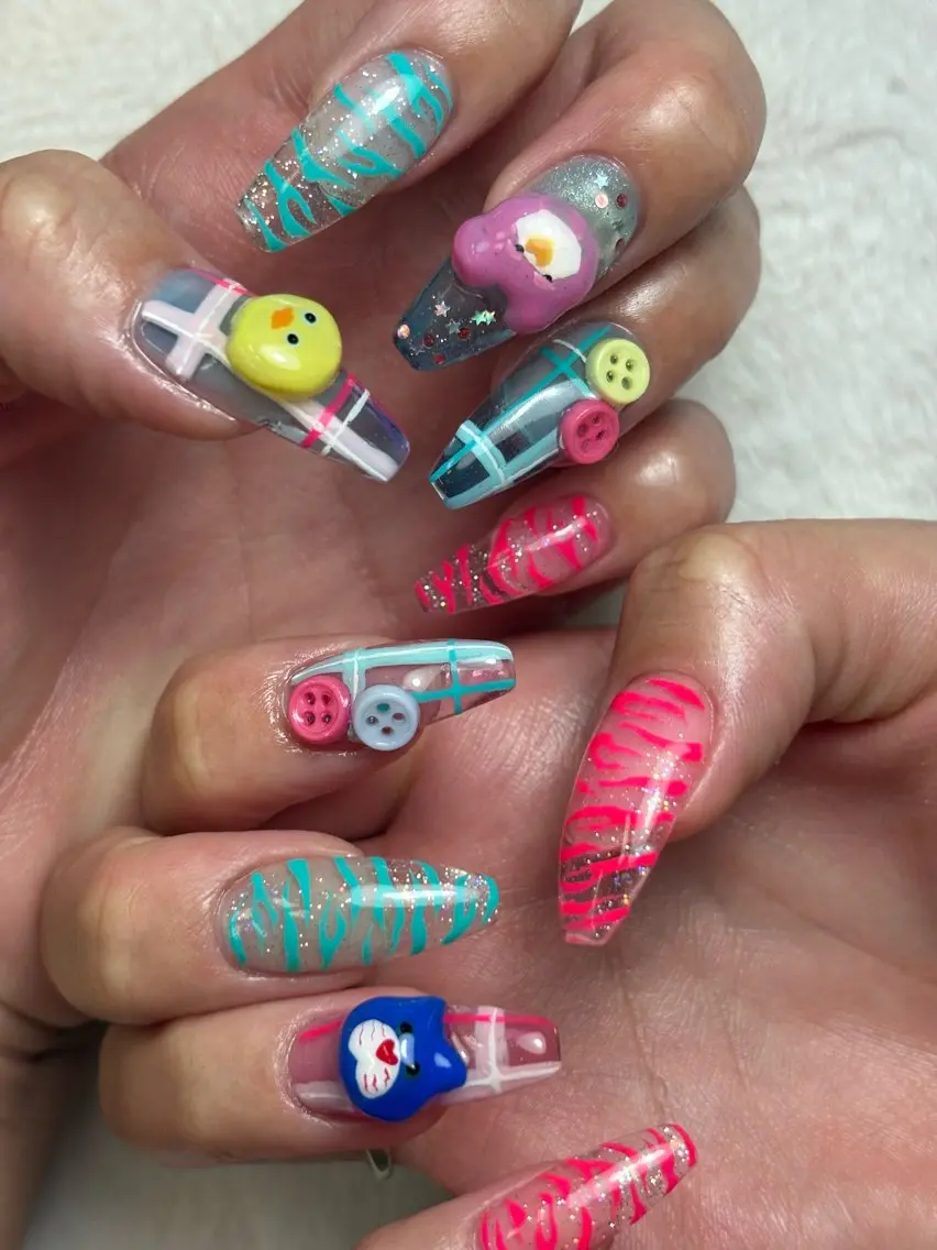 ネイル ハンドネイル FlyingSeep 🫧Kaho🍒💟のネイルデザイン