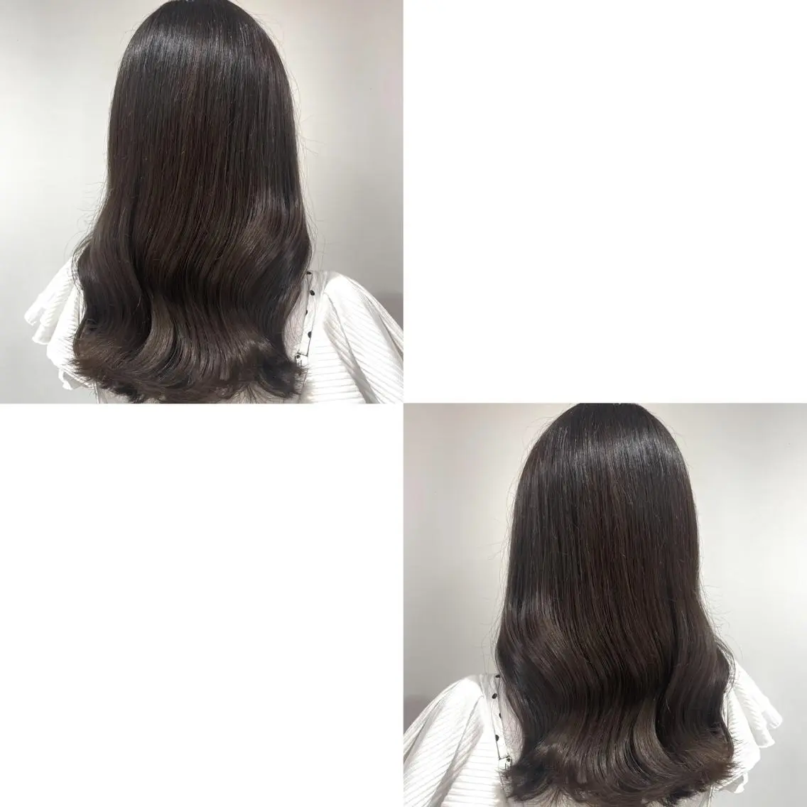 ミディアム カラー ヘアカラー トリートメント 青沼夏未/オリーブ/ 寒色カラーのヘアスタイル