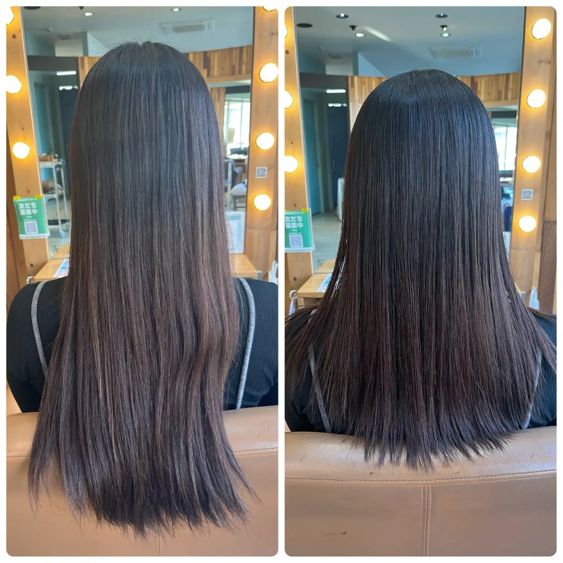 ロング レイヤーカット カット 長南 やよいのヘアスタイル