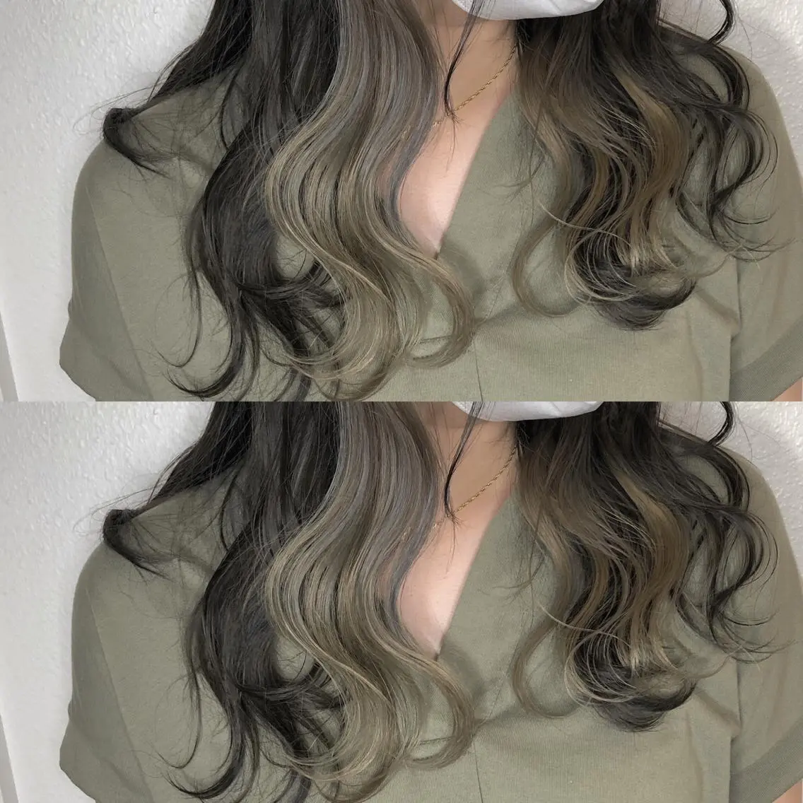 ミディアム カラー ブリーチ あさだ しゅうたろうのヘアスタイル