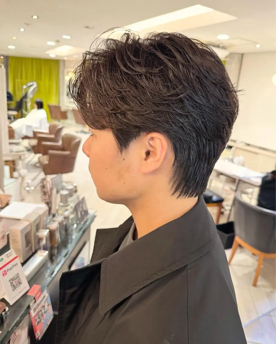 パーマ メンズ カット パーマ メンズパーマ特化🔥 ツイスパ/シャドウのヘアスタイル