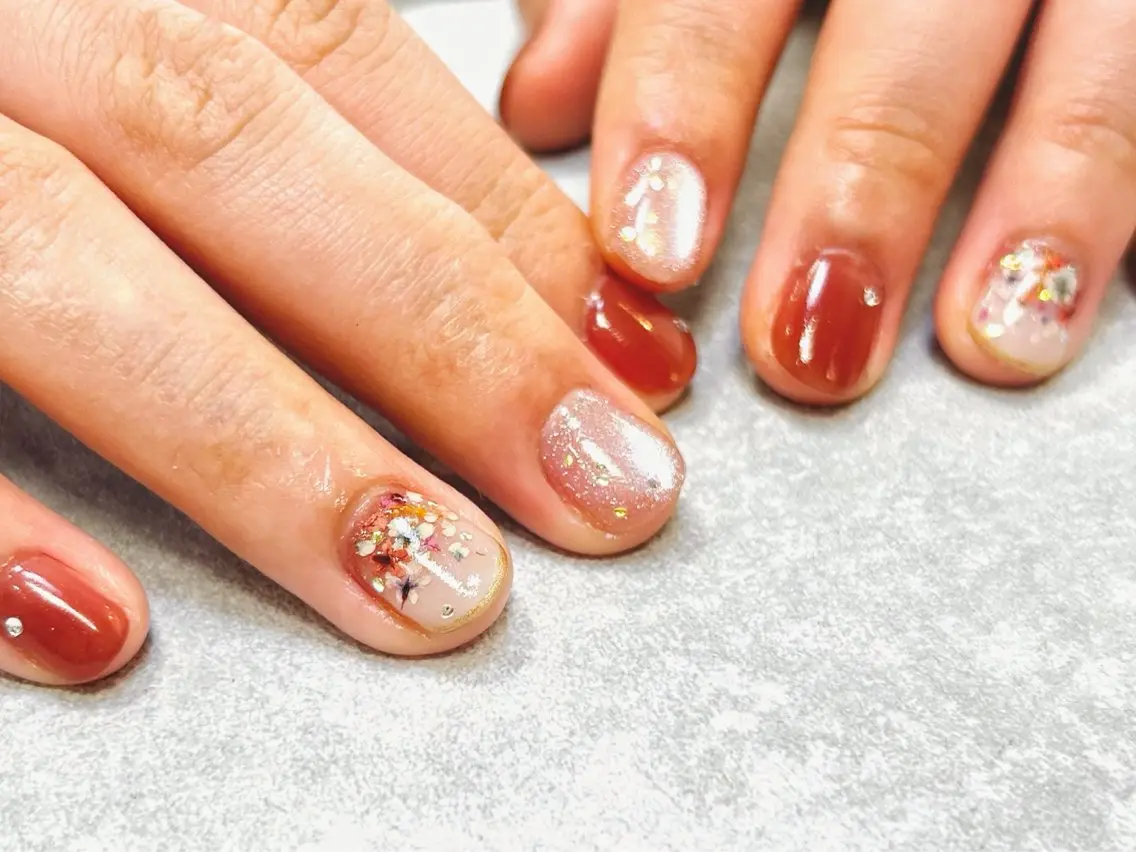 ネイル ジェルネイル 春ネイル nail salon Aymのネイルデザイン