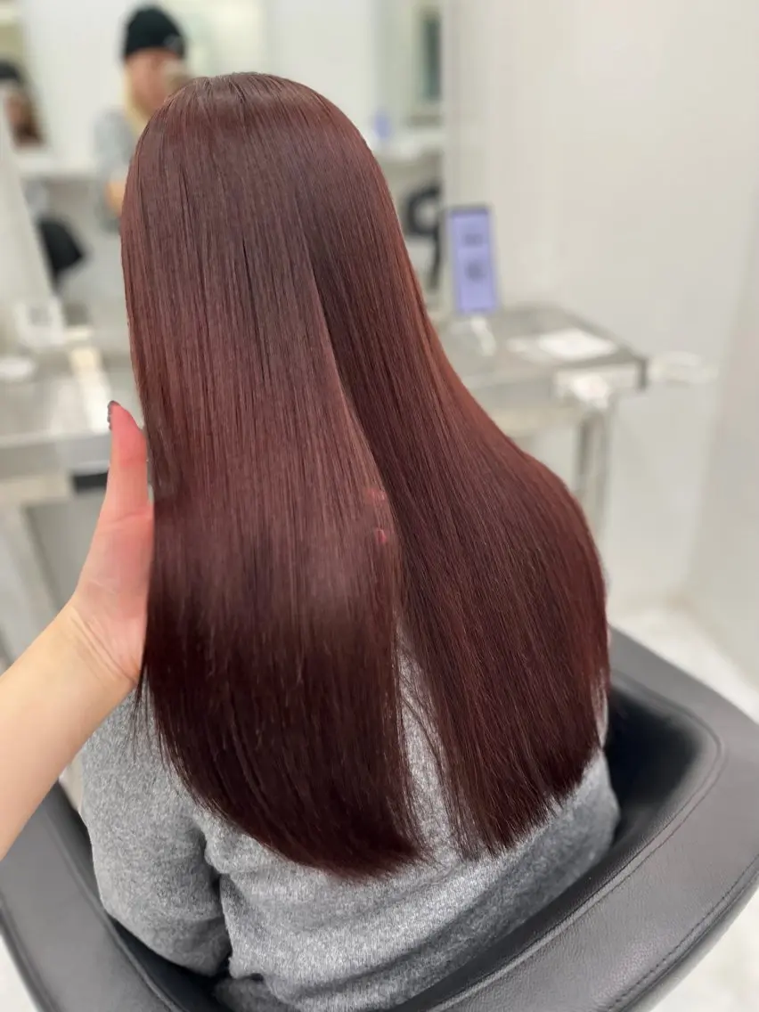 ロング 🍒韓国y2k暖色 NO.1🍒REAのヘアスタイル