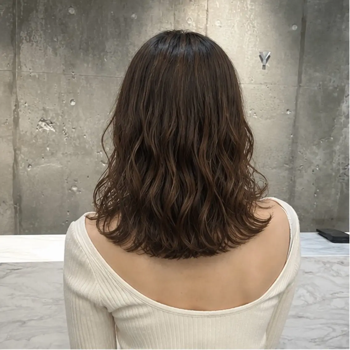 ミディアム パーマ パーマ 似合わせパーマ 募集中/ゆずのヘアスタイル