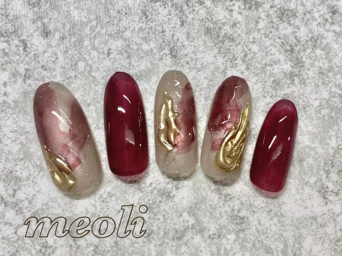 ネイル ハンドネイル nail salon meoli メグのネイルデザイン