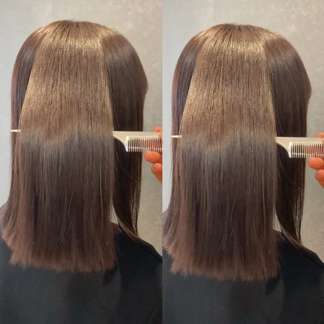ミディアム 髪質改善 トリートメント み うのヘアスタイル