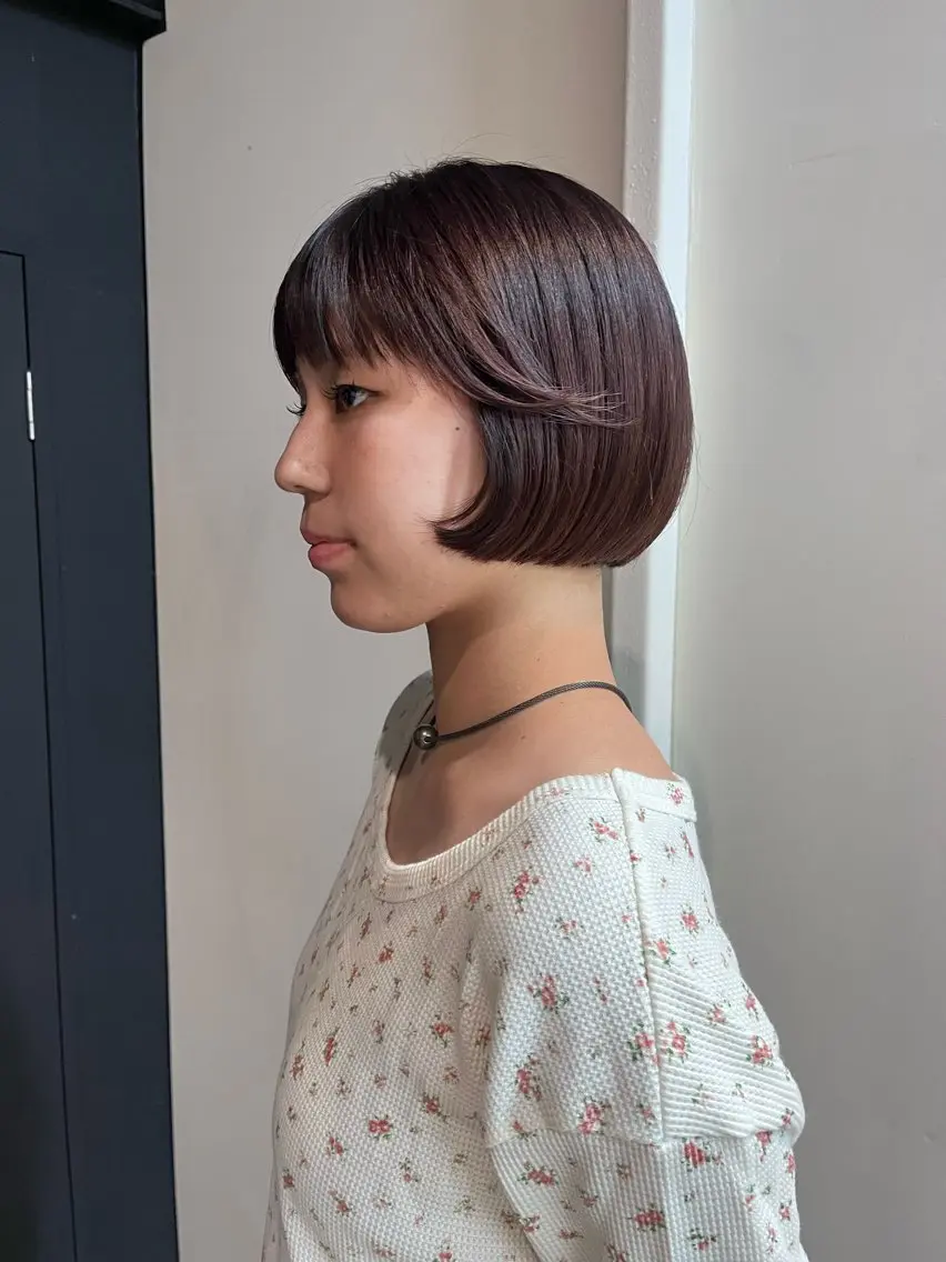 ショート ボブ カット anri🐏/大阪/ レイヤーカットのヘアスタイル