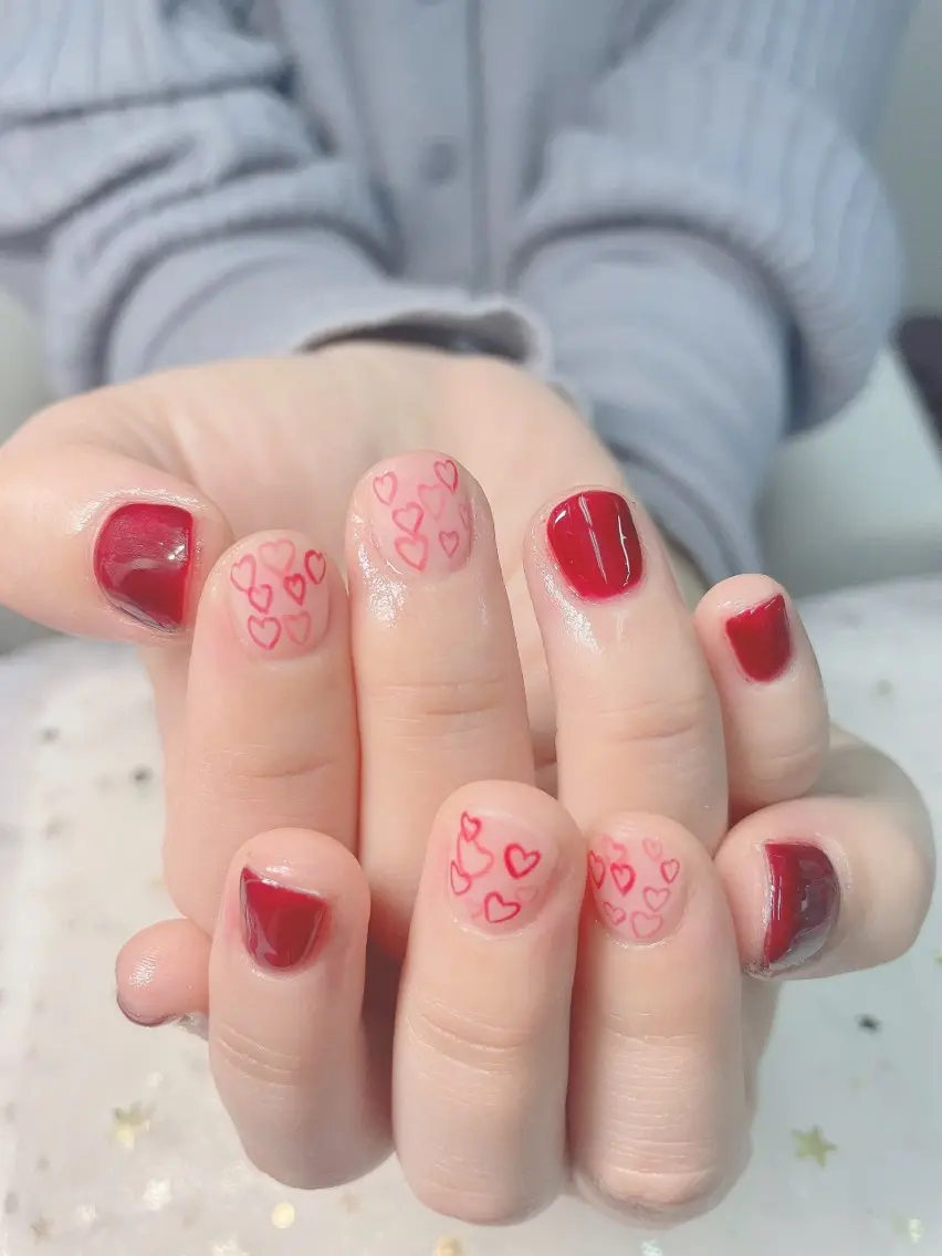 ネイル キラキラネイル 韓国ネイル ネイルチップ ワンホンネイル Anela Nail Studioのネイルデザイン