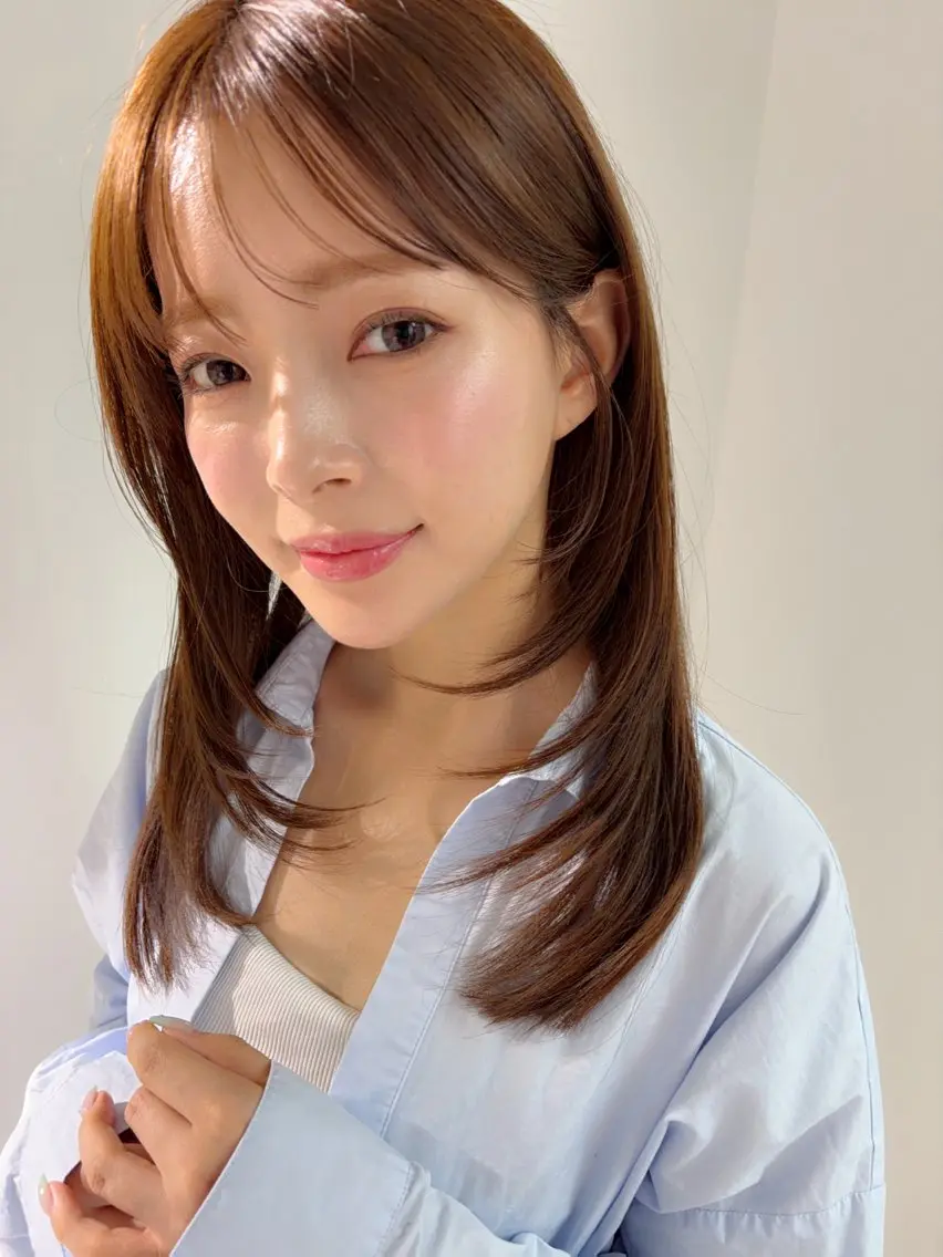 ミディアム ミディアムレイヤー レイヤーカット カット ヘアカラー 🩶レイヤーカット/ さわ🩶のヘアスタイル