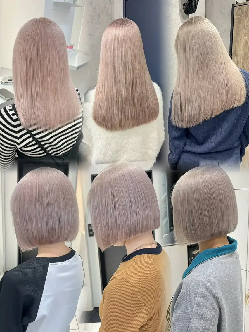 カラー 透明感カラー ハイトーンカラー ブリーチ特化｜ ブリーチ｜Towaのヘアスタイル