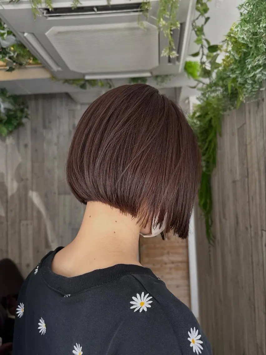 ショート カット ヘアカラー トリートメント ＨＩ ROのヘアスタイル