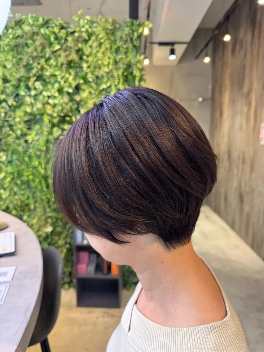 ショート ショートヘア 透明感カラー/ 艶カラー/将生のヘアスタイル